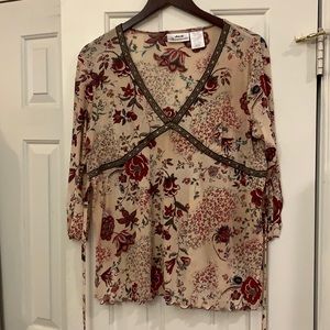 😍 2/$29 Maternity Announcements L top semi sheer